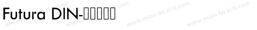 Futura DIN字体转换